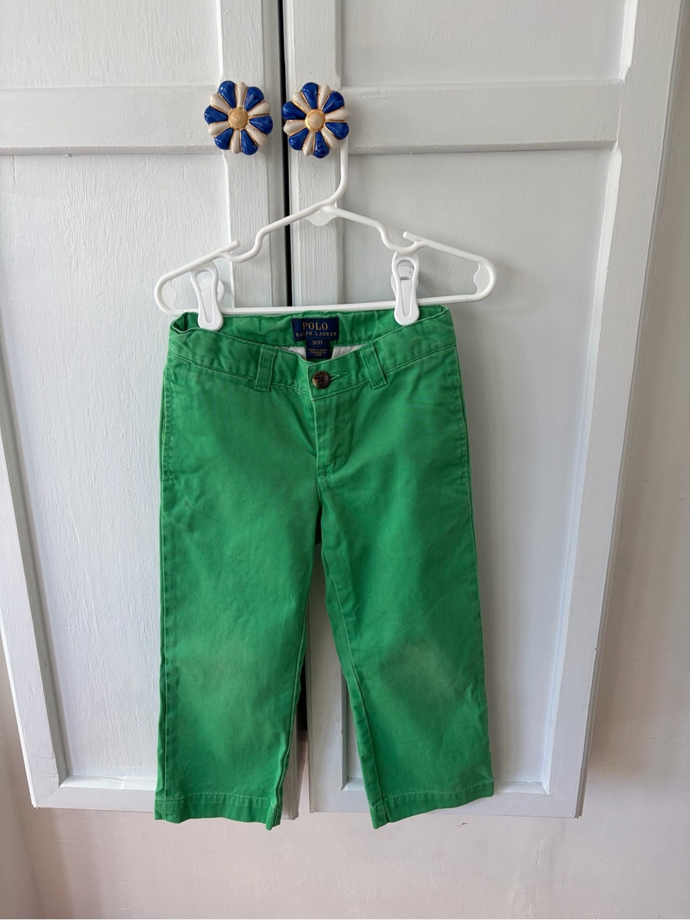 Polo by Ralph Lauren Bright Green Kids Chinos size 3T